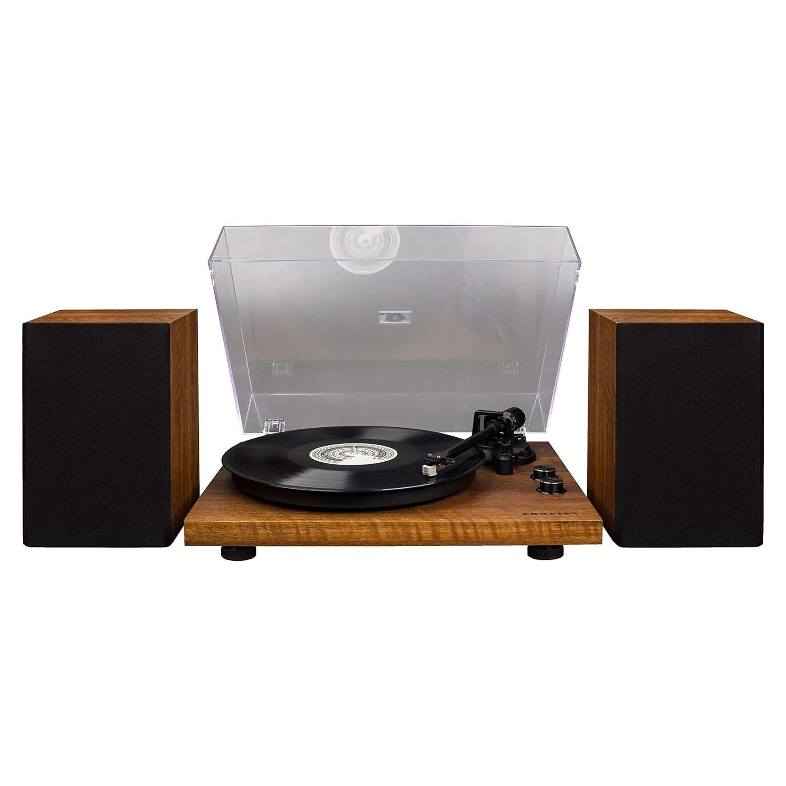 Tocadiscos Crosley C62A-WA Bluetooth 2 Velocidades Nogal