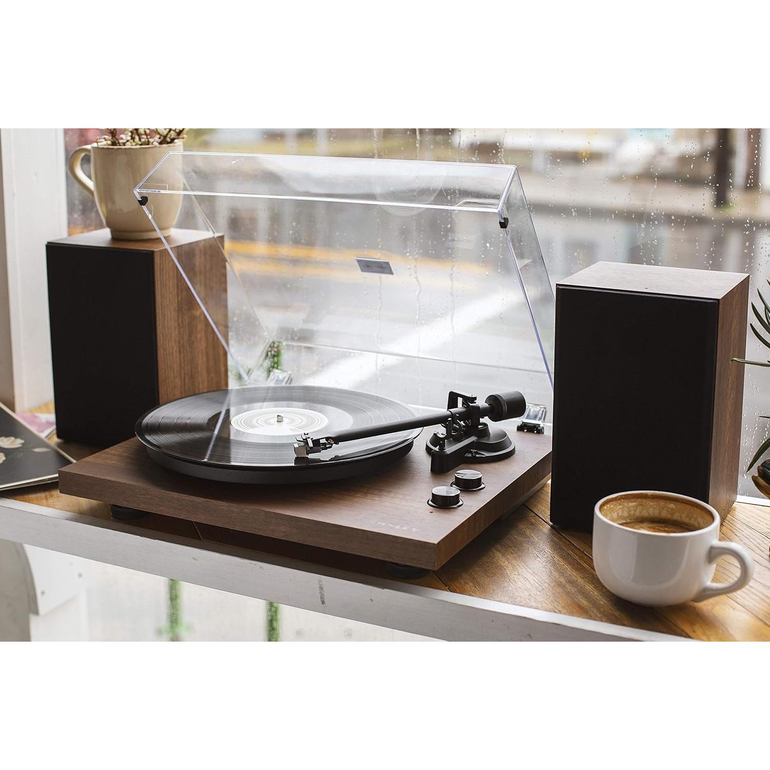 Tocadiscos Crosley C62A-WA Bluetooth 2 Velocidades Nogal