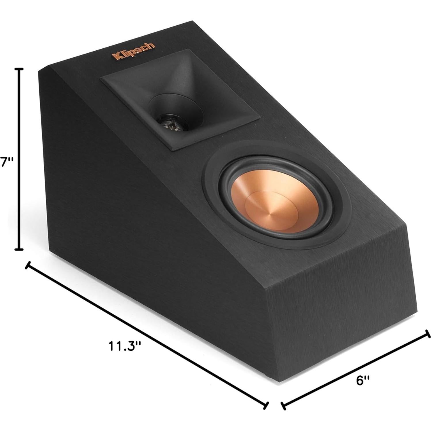 Altavoz Klipsch RP-140SA Dolby Atmos 0.34 kg Negro
