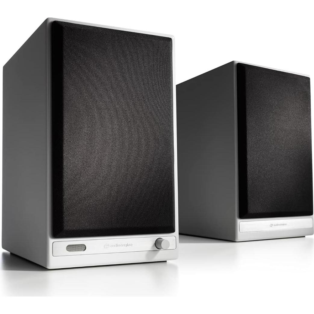 Altavoces de estantería Audioengine HD6 con subwoofer S8 y soportes
