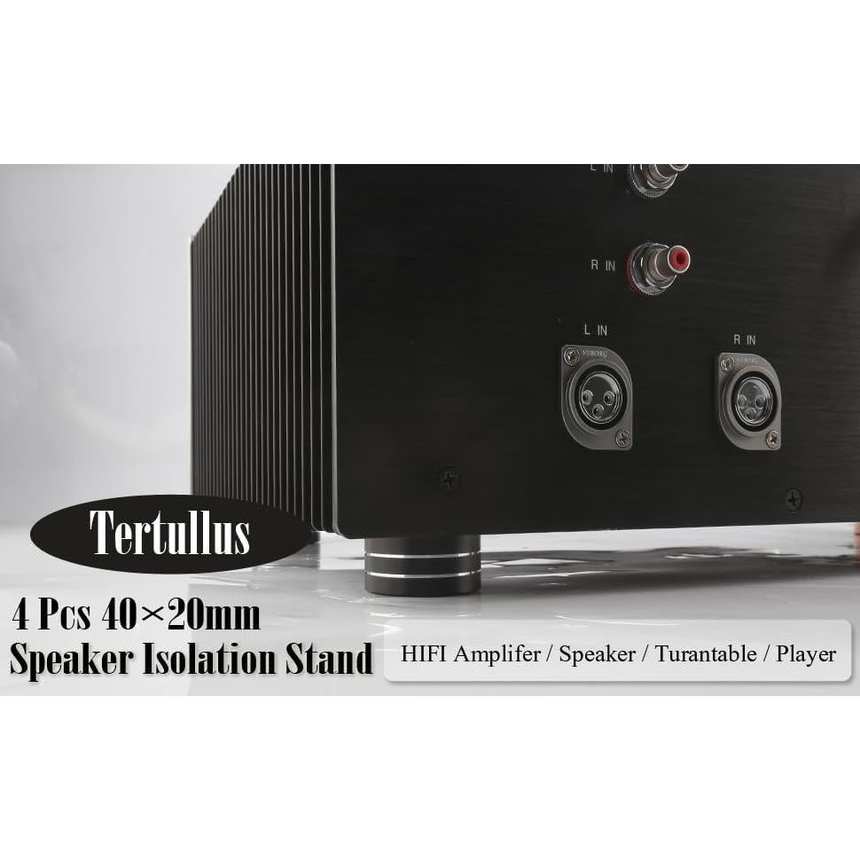 Pies de Aislamiento para Altavoces HiFi DYSLAB 40x20mm Negro