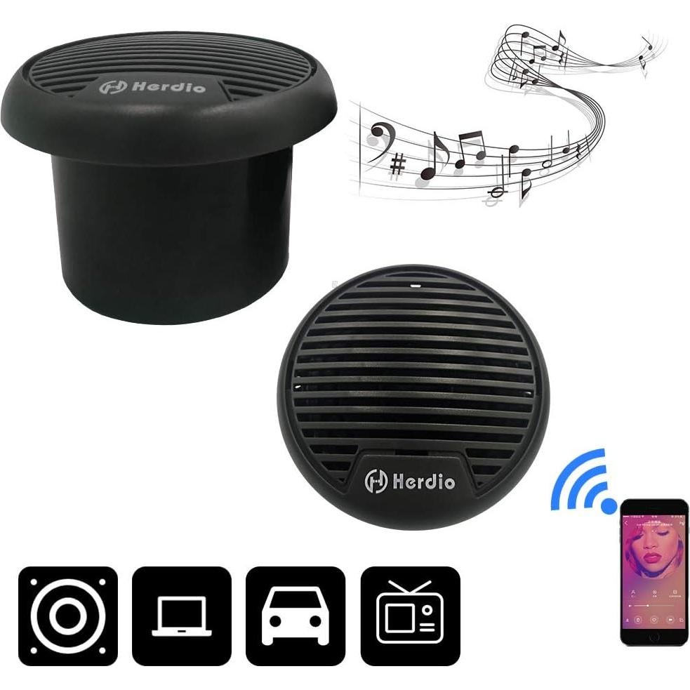 Altavoces Bluetooth Marinos Herdio HMS 60BT 3" Impermeables