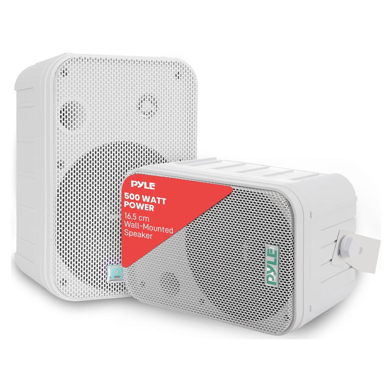 Sistema de Altavoces Pyle 500W 6.5" Pasivo Blanco para Exterior