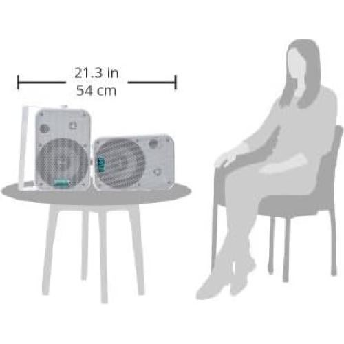 Sistema de Altavoces Pyle 500W 6.5" Pasivo Blanco para Exterior