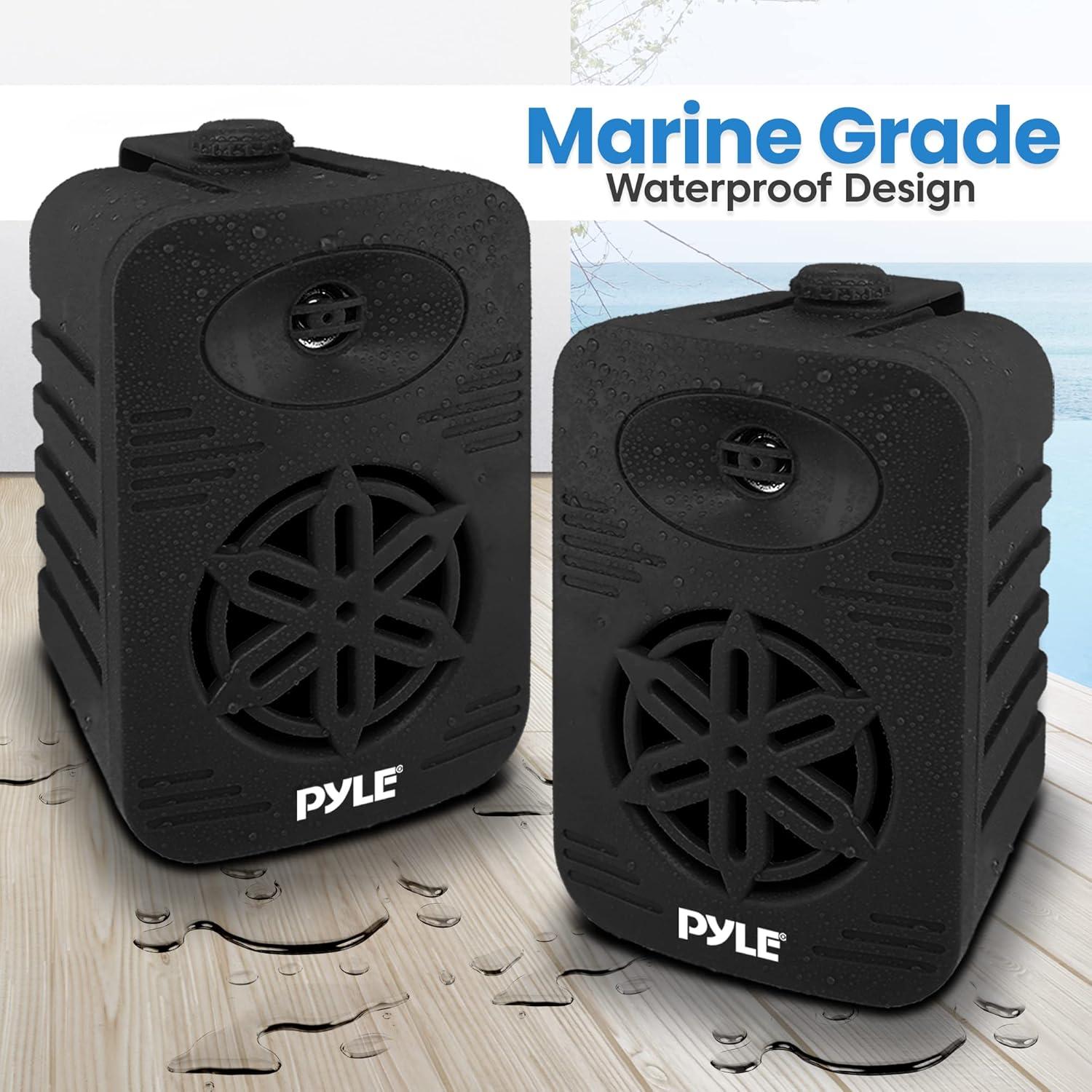 Altavoces Impermeables Pyle PDWR45BK 4" 300W para Interior/Exterior