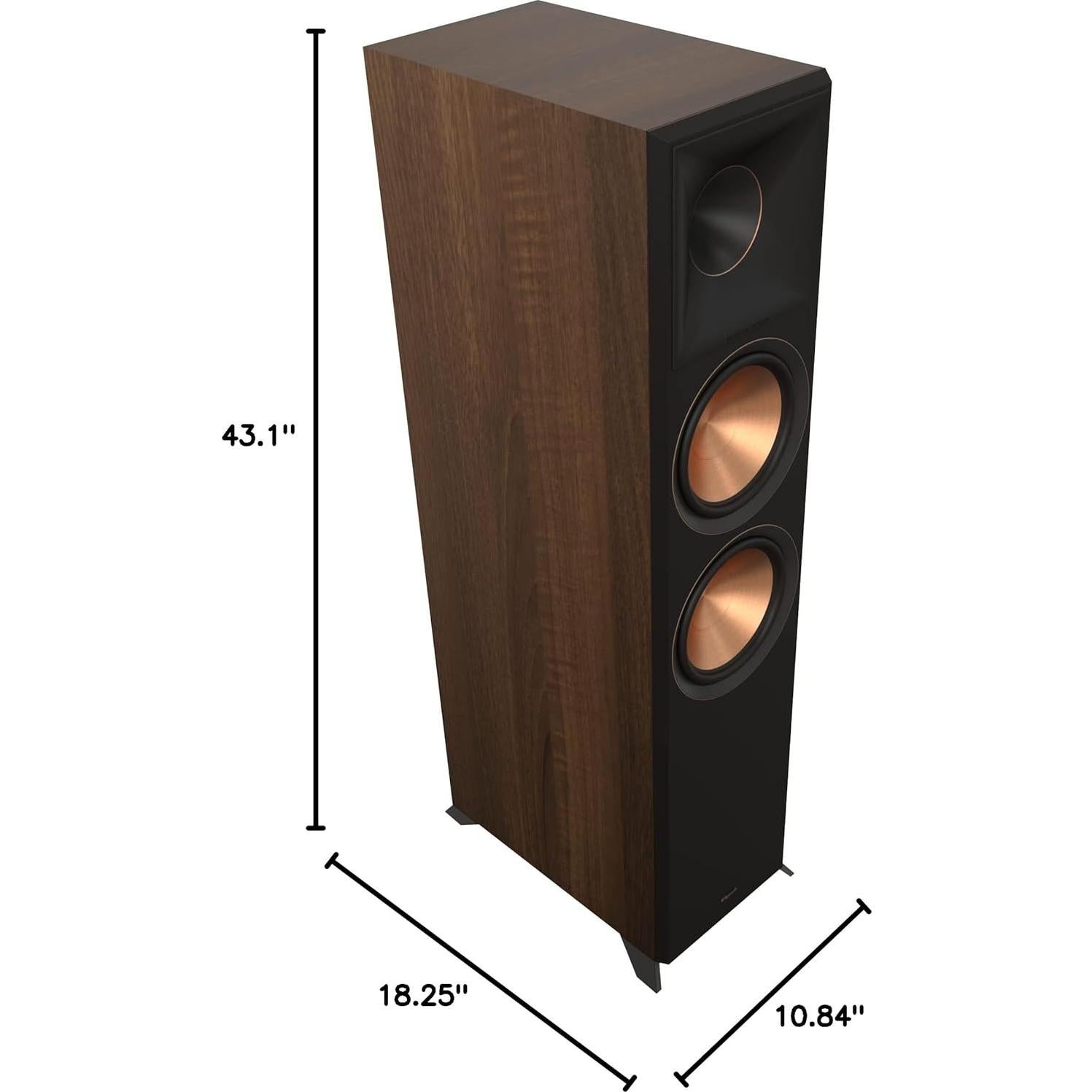 Altavoz de Pie Klipsch RP-8000F II 28.12 kg Marrón