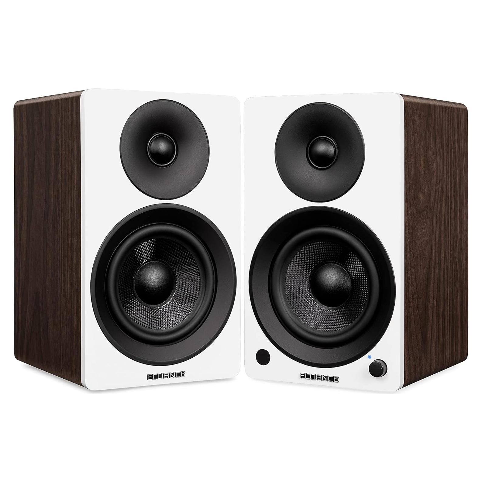 Altavoces Fluance Ai41 2 Vías 90W Bluetooth 5.0 Nuez Blanca