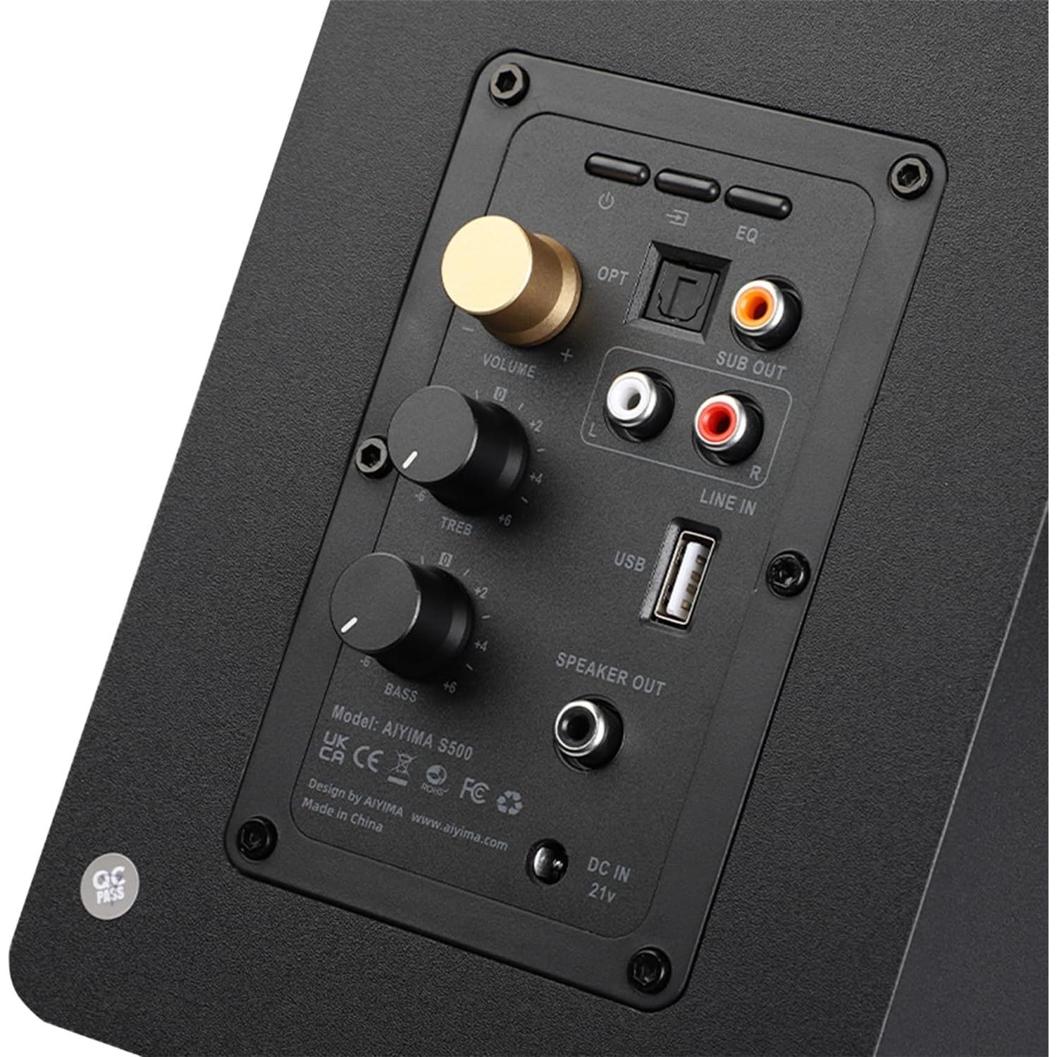 Altavoces Activos AIYIMA S500 4" Bluetooth 5.0 RCA Subwoofer