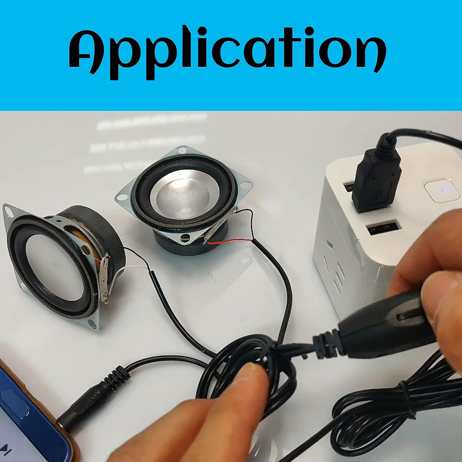 Altavoz Woofer Gikfun EK1755 2" 4Ohm 3W con Cable 3.5mm