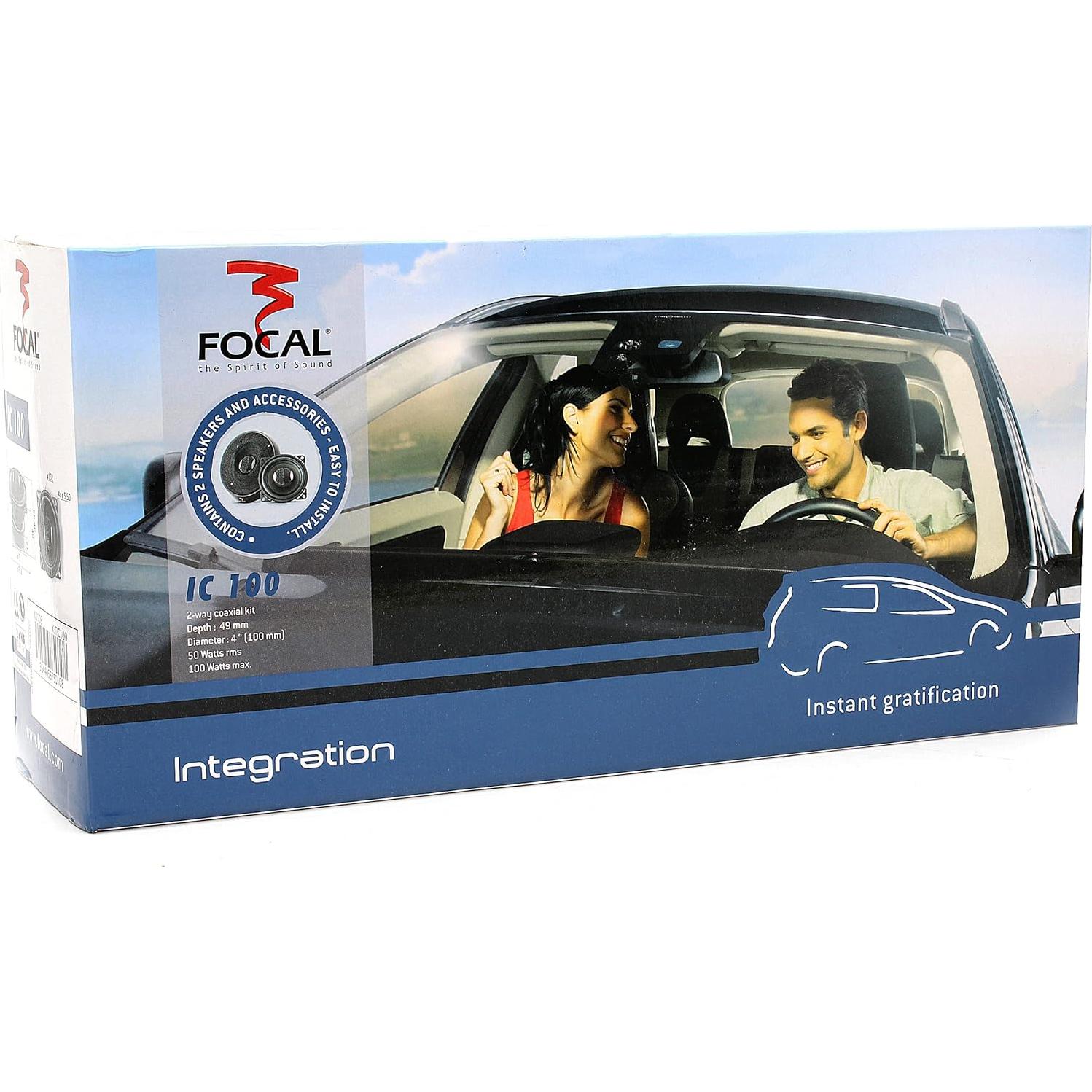 Altavoces Coaxiales Focal IC100 4" 2-Vías 10.16 cm