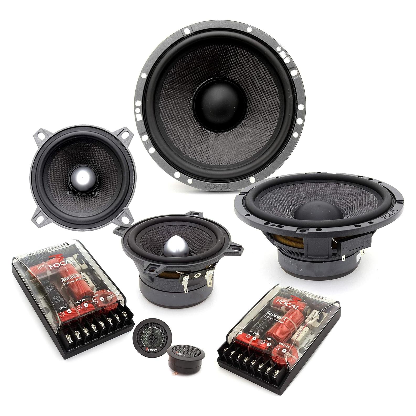Altavoces Componente Focal SG-165A3 16.5cm 3 Vías 80W