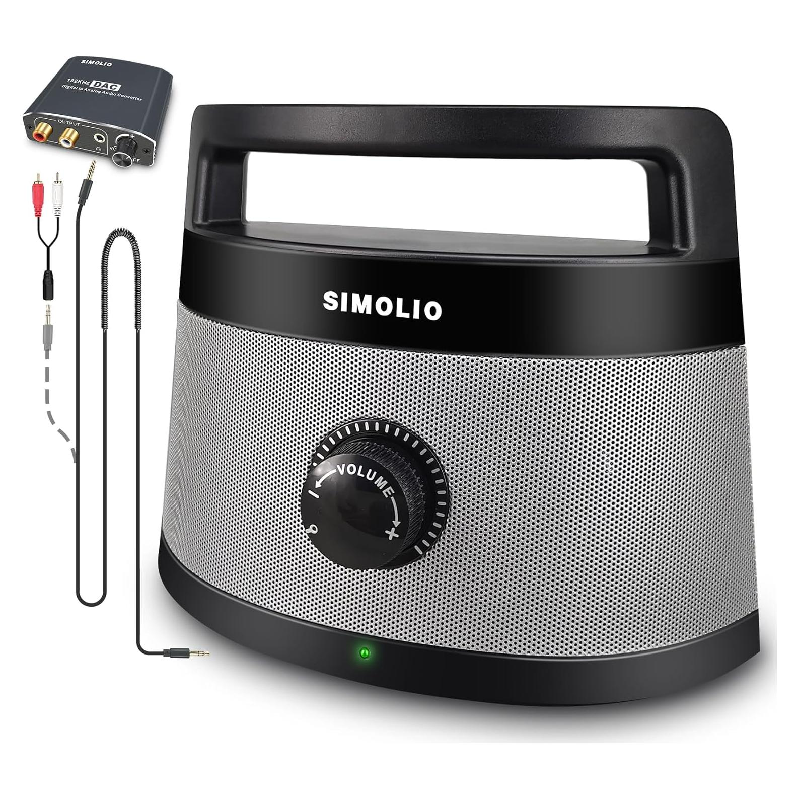 Altavoces Con Cable SIMOLIO SM-961 para TV, 5.5M, Control de Tono