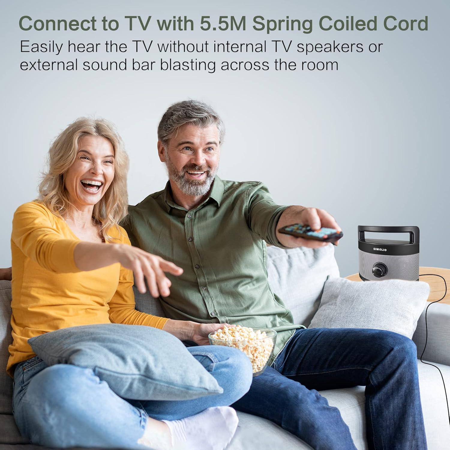 Altavoces Con Cable SIMOLIO SM-961 para TV, 5.5M, Control de Tono