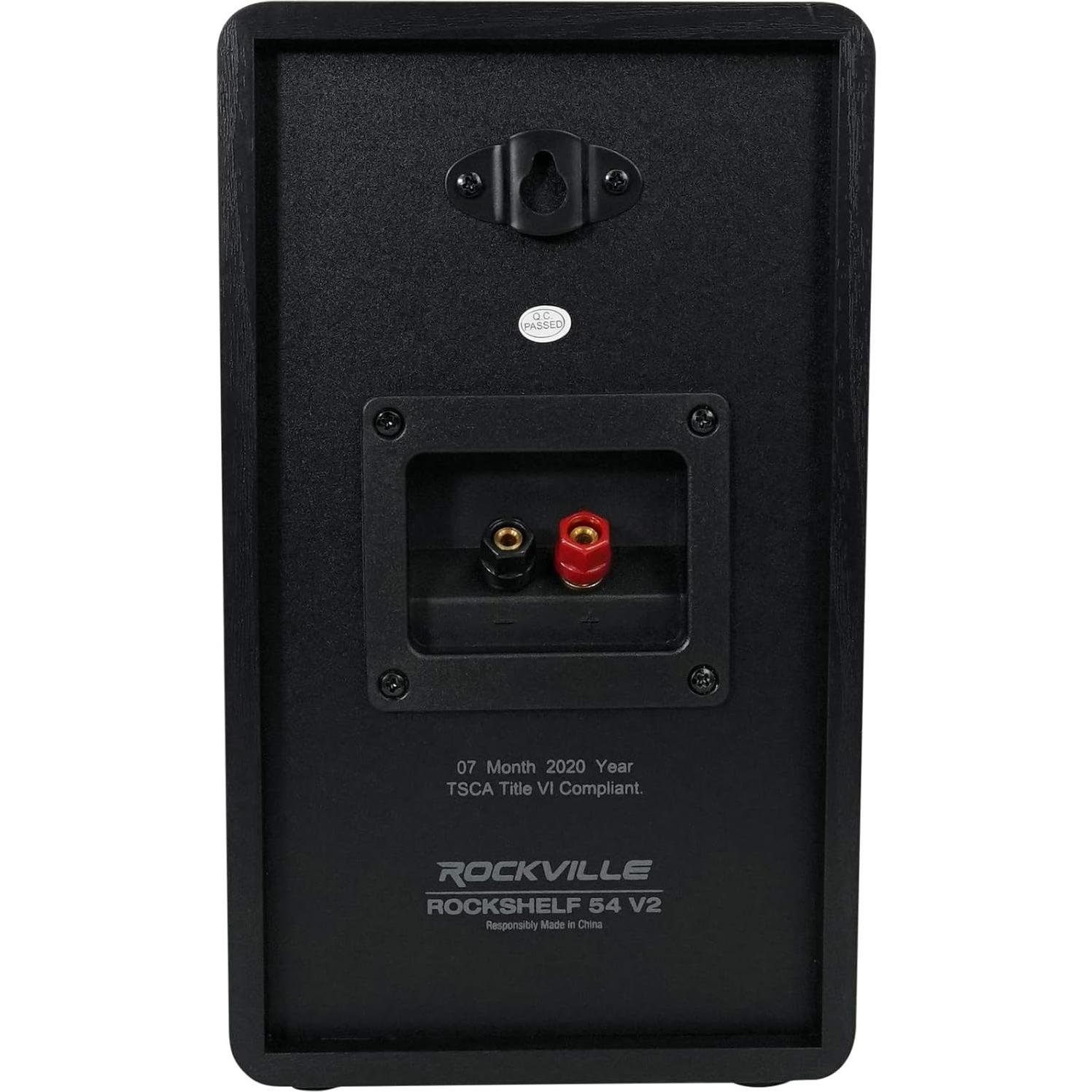 Par de Altavoces Estantería Rockville RockShelf 54B V2 360W Negro