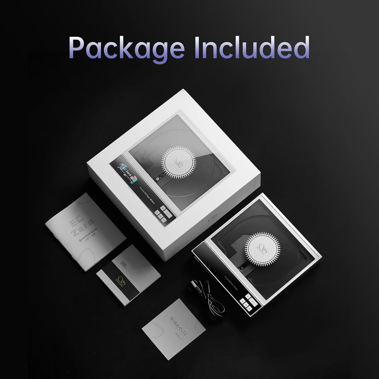 Reproductor de CD Portátil SHANLING EC Zero Hi-Res DAC AK4493S