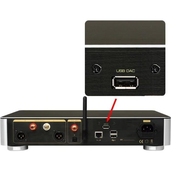 JF Digital S1-Pro Decodificador HiFi USB 32Bit/768KHz AK4495