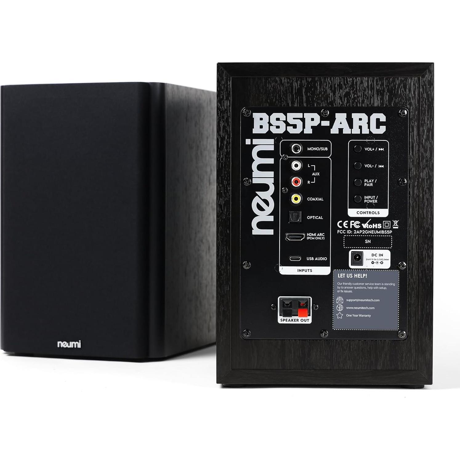 Altavoces de Estantería NEUMITECH BS5P-ARC 75W Bluetooth