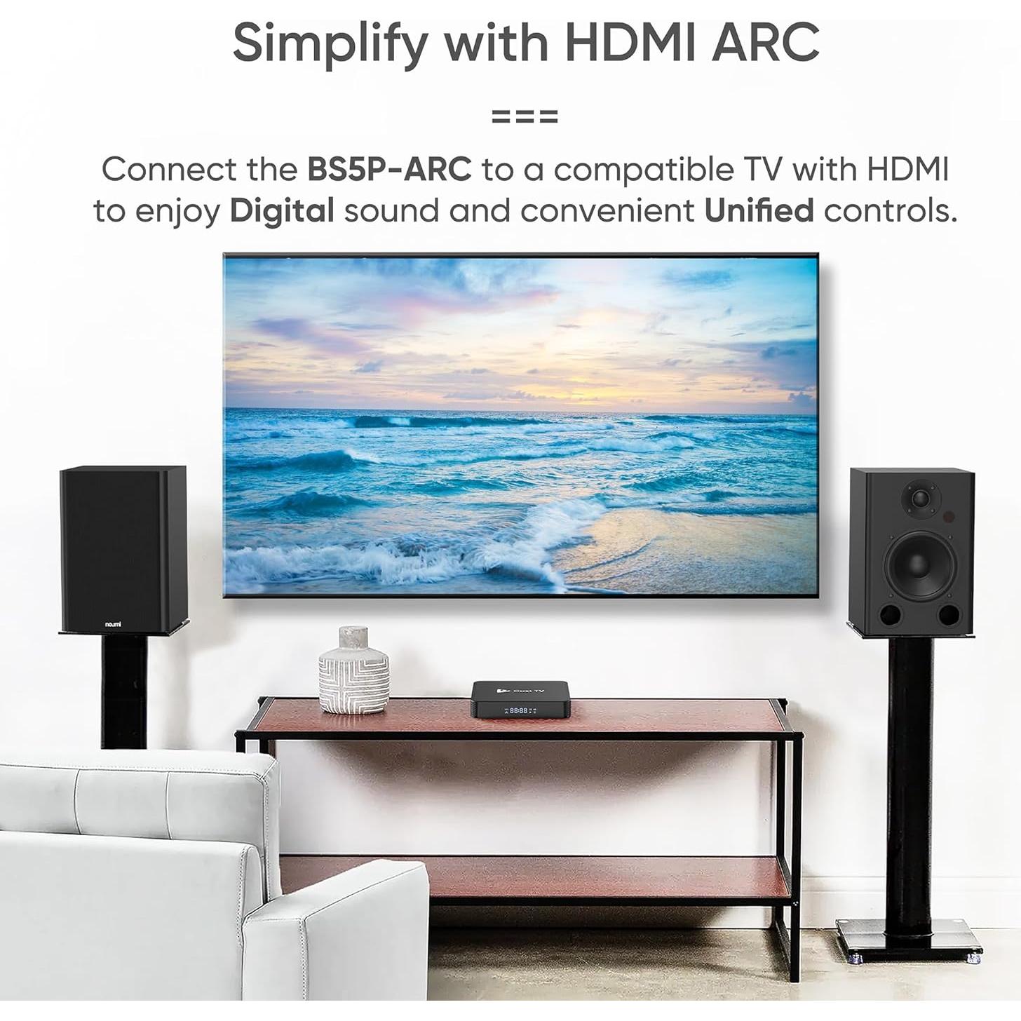 Altavoces de Estantería NEUMITECH BS5P-ARC 75W Bluetooth