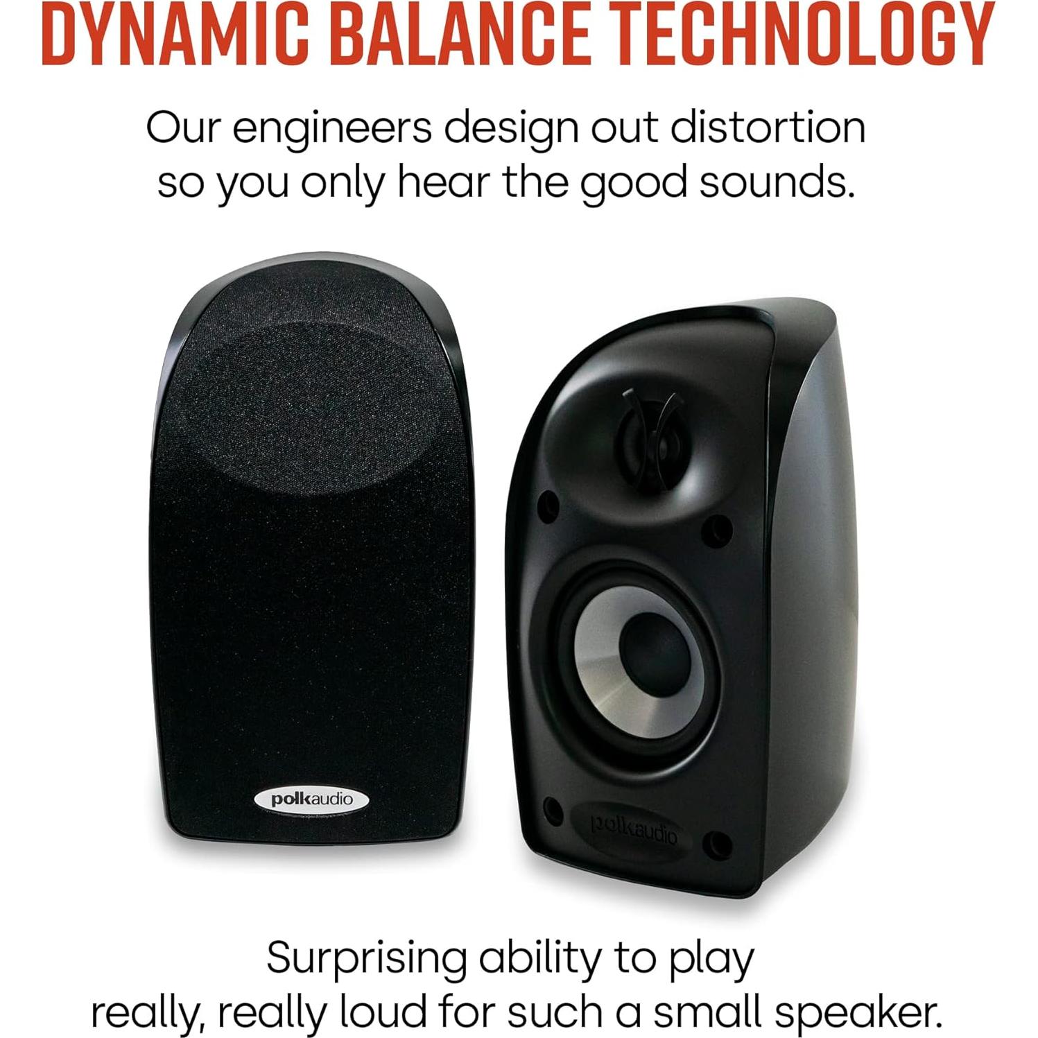 Altavoz Satélite Polk Audio TL1 Negro Compacto 0.84 kg