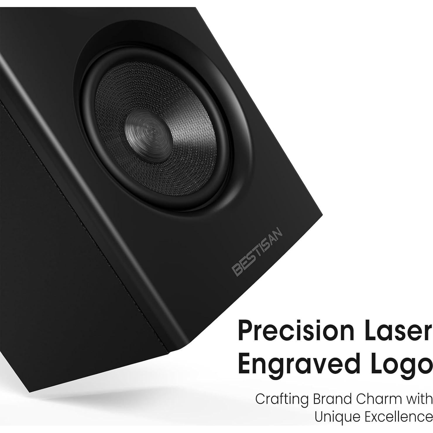 Altavoces de Estantería BESTISAN SR09B 50W Bluetooth 2.1