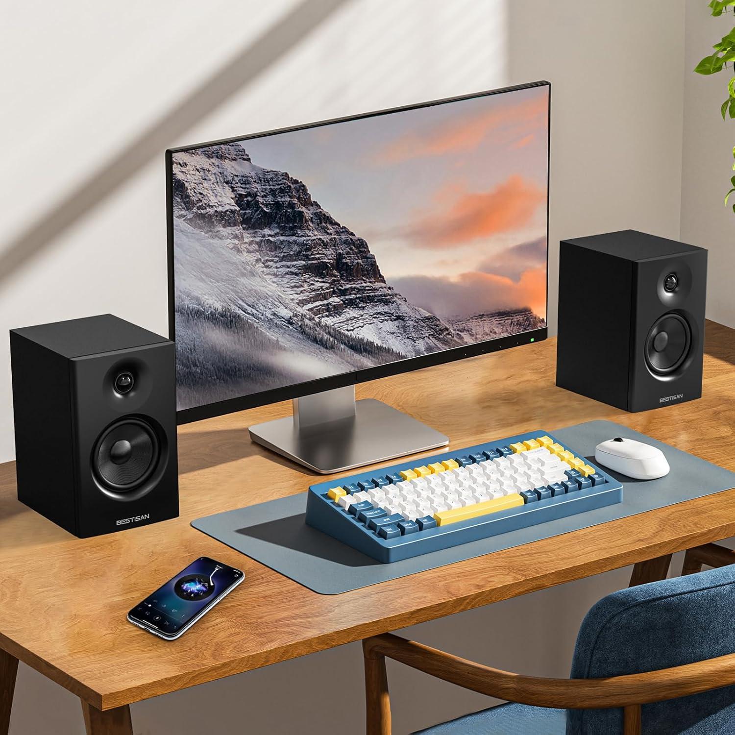 Altavoces de Estantería BESTISAN SR09B 50W Bluetooth 2.1