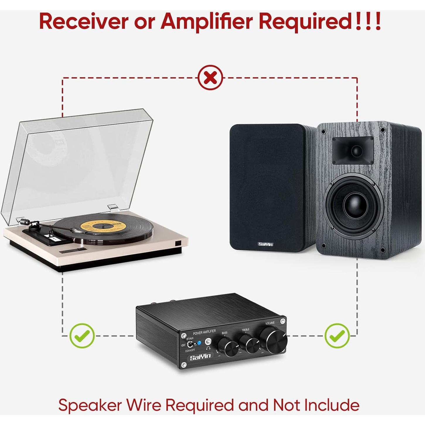 Altavoces Pasivos Saiyin DS6900M 80W 4 Ohmios Estéreo