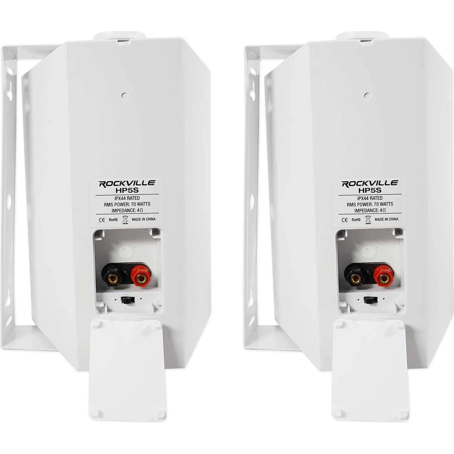 Altavoces Rockville HP5S 5.25" Blancos para Exterior 420W