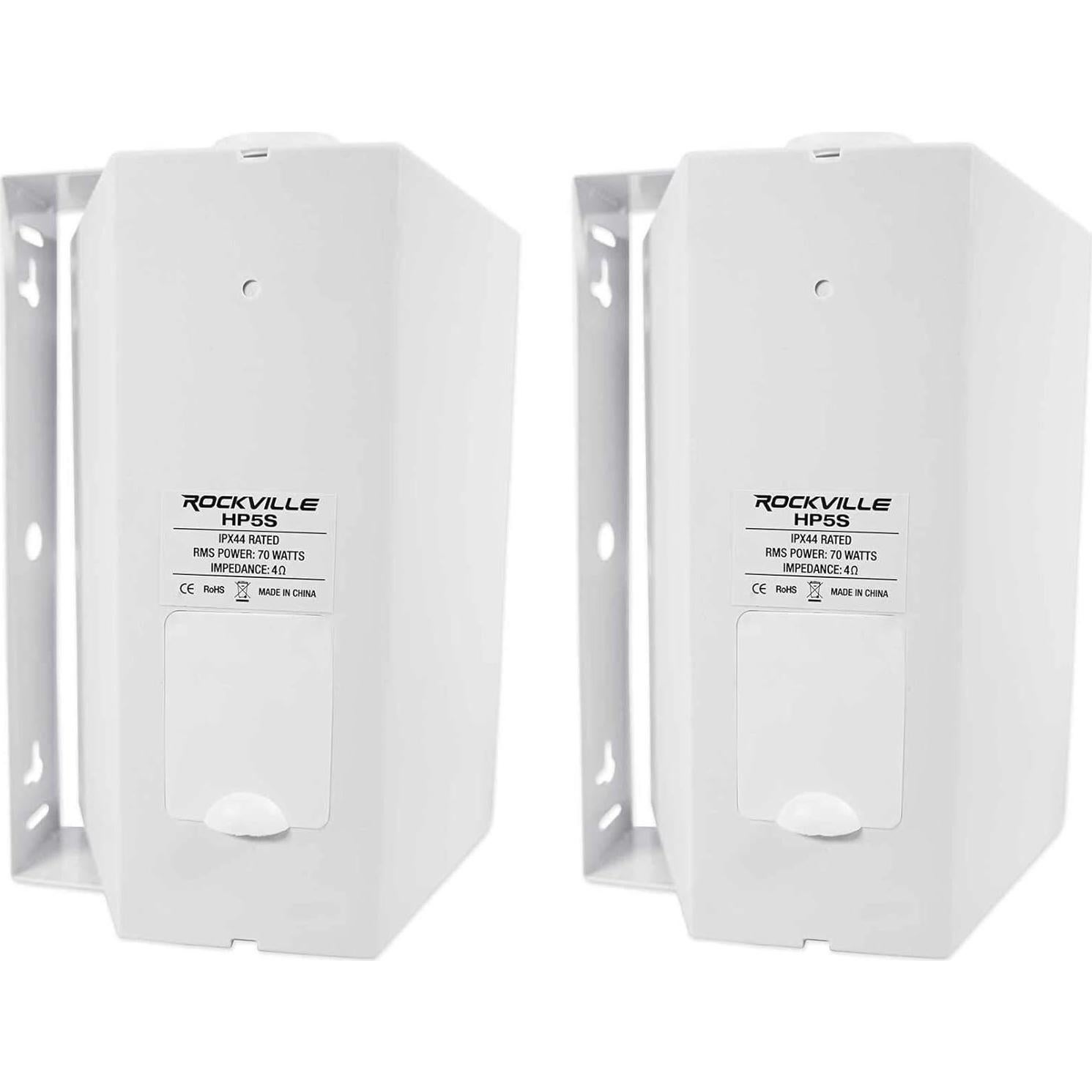 Altavoces Rockville HP5S 5.25" Blancos para Exterior 420W