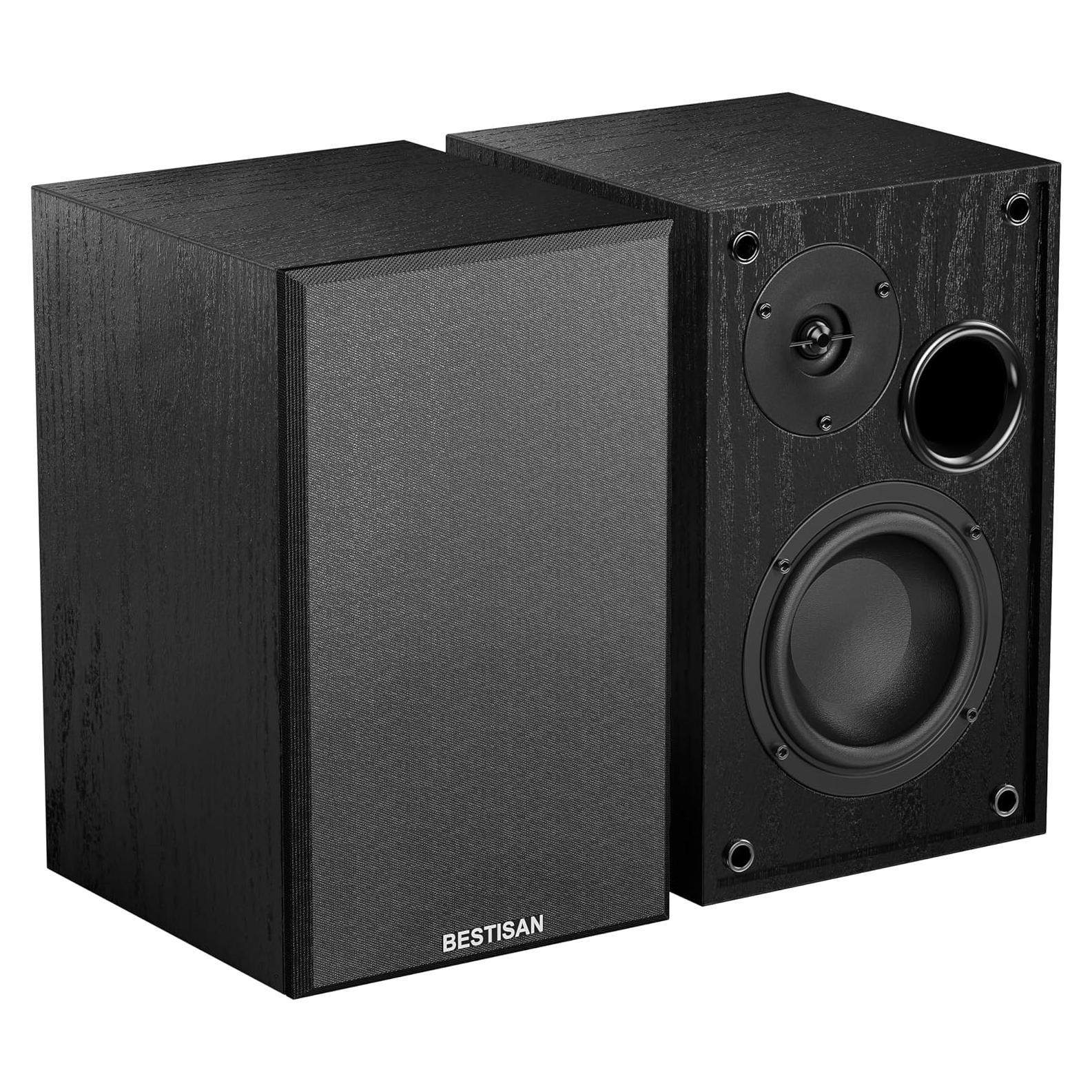 Altavoces de Estantería BESTISAN SR02 Bluetooth 5.0 4" Woofer