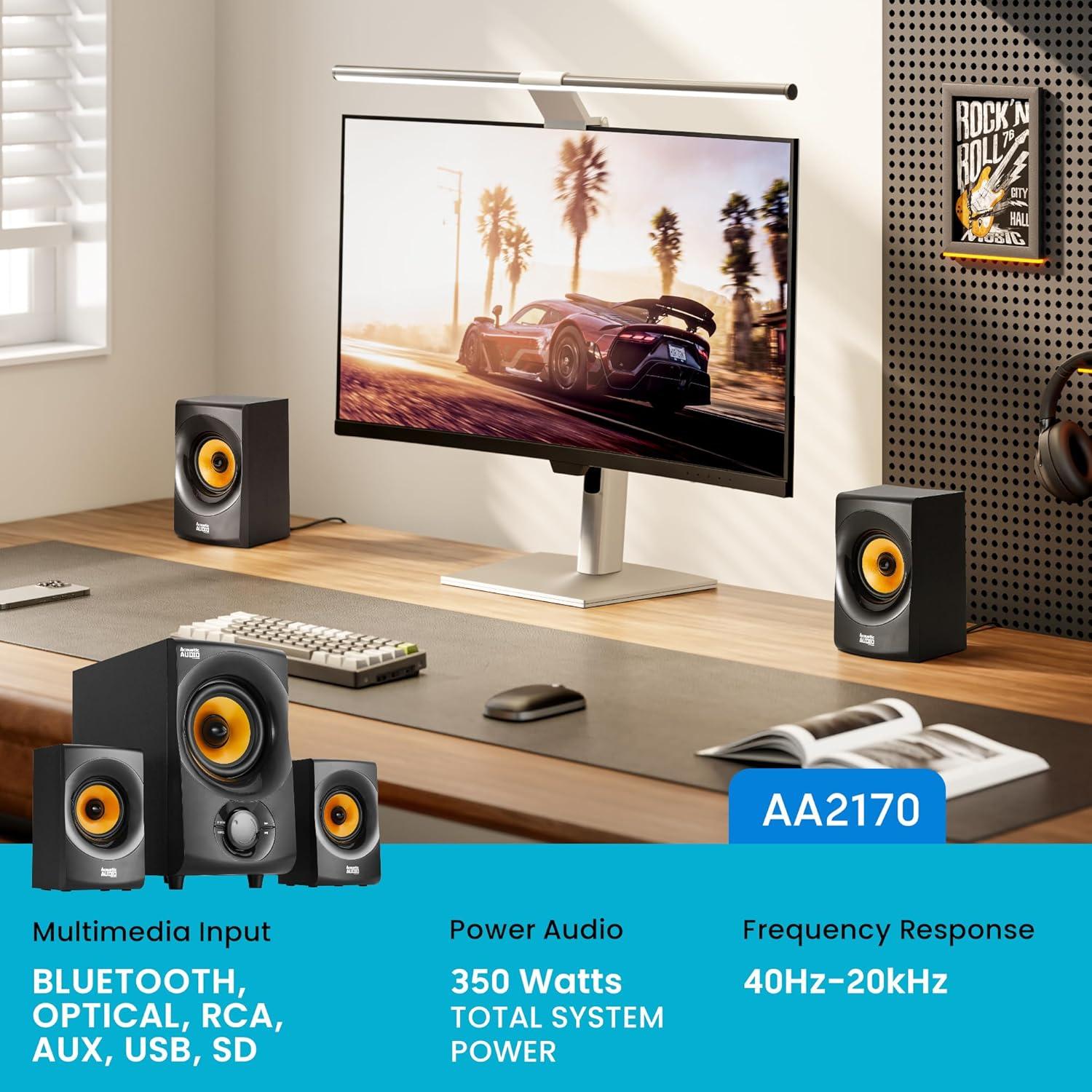 Sistema de Altavoces Bluetooth 2.1 Goldwood AA2170 350W