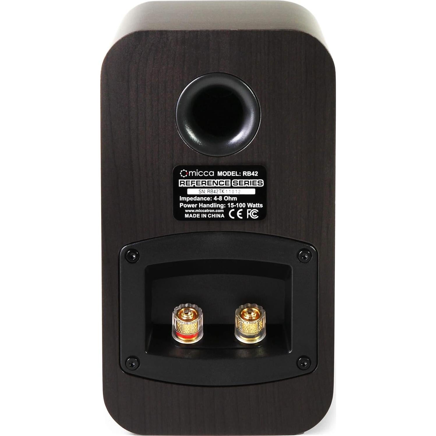 Altavoces de Estantería Micca RB42, Woofer 4" y Tweeter Seda