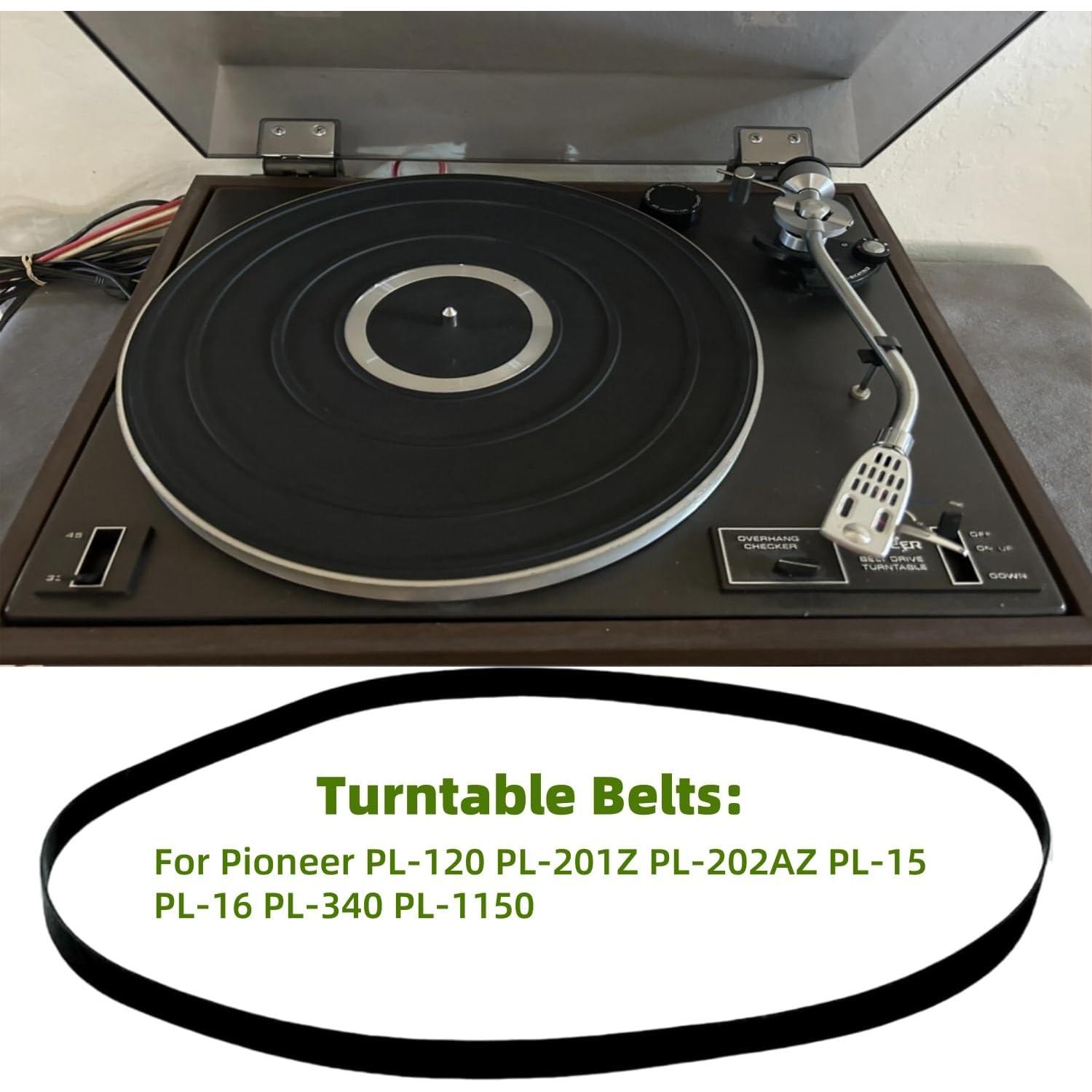 Correa de Reemplazo para Tocadiscos Sam&Johnny Pioneer PL-120 PL-201Z PL-202AZ