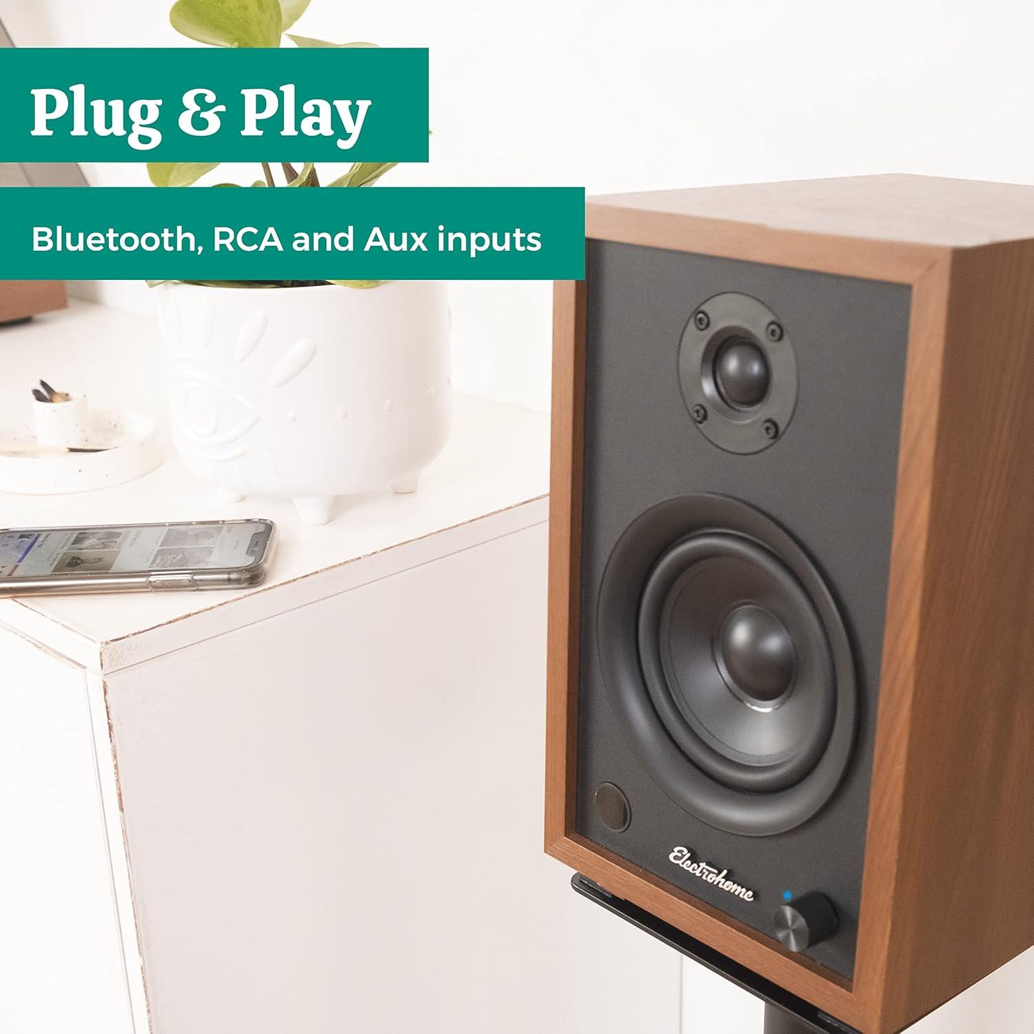 Altavoces Estéreo Alimentados Electrohome McKinley 2.0 Bluetooth