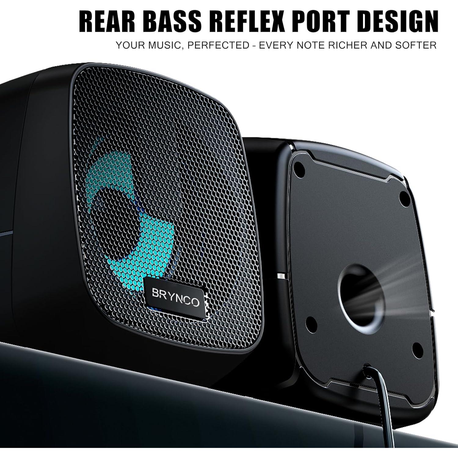 Altavoces Multimedia 2.0 RGB Dongguan | Sonido Claro y Compacto