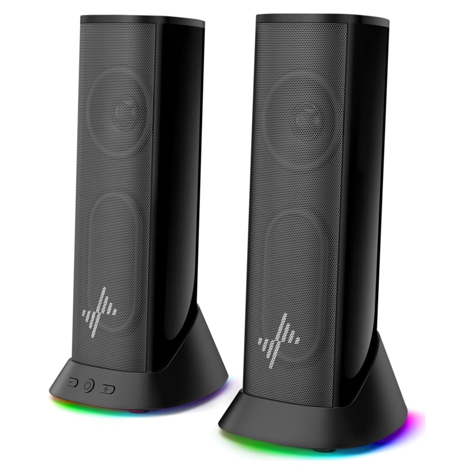 Altavoces Estéreo Hi-Fi Nylavee SK700 con Iluminación LED