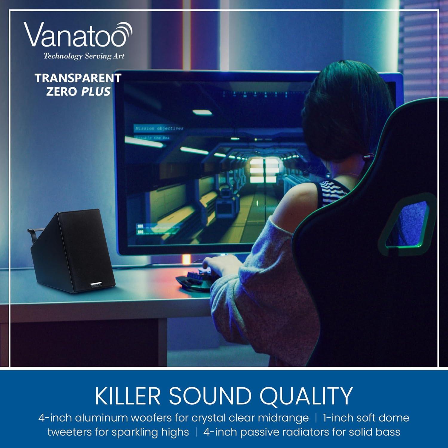 Altavoces de Estudio Vanatoo Transparent Zero Plus 120W Bluetooth