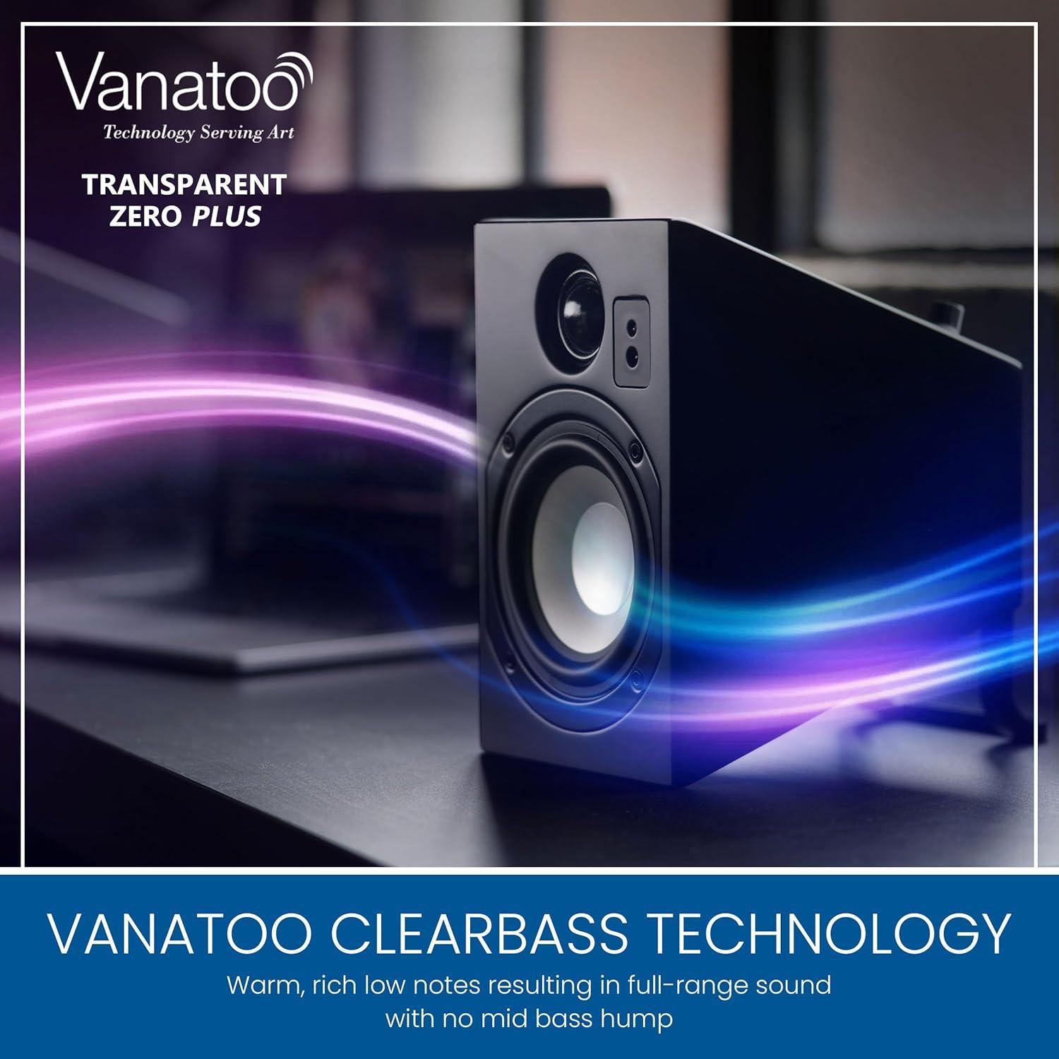 Altavoces de Estudio Vanatoo Transparent Zero Plus 120W Bluetooth