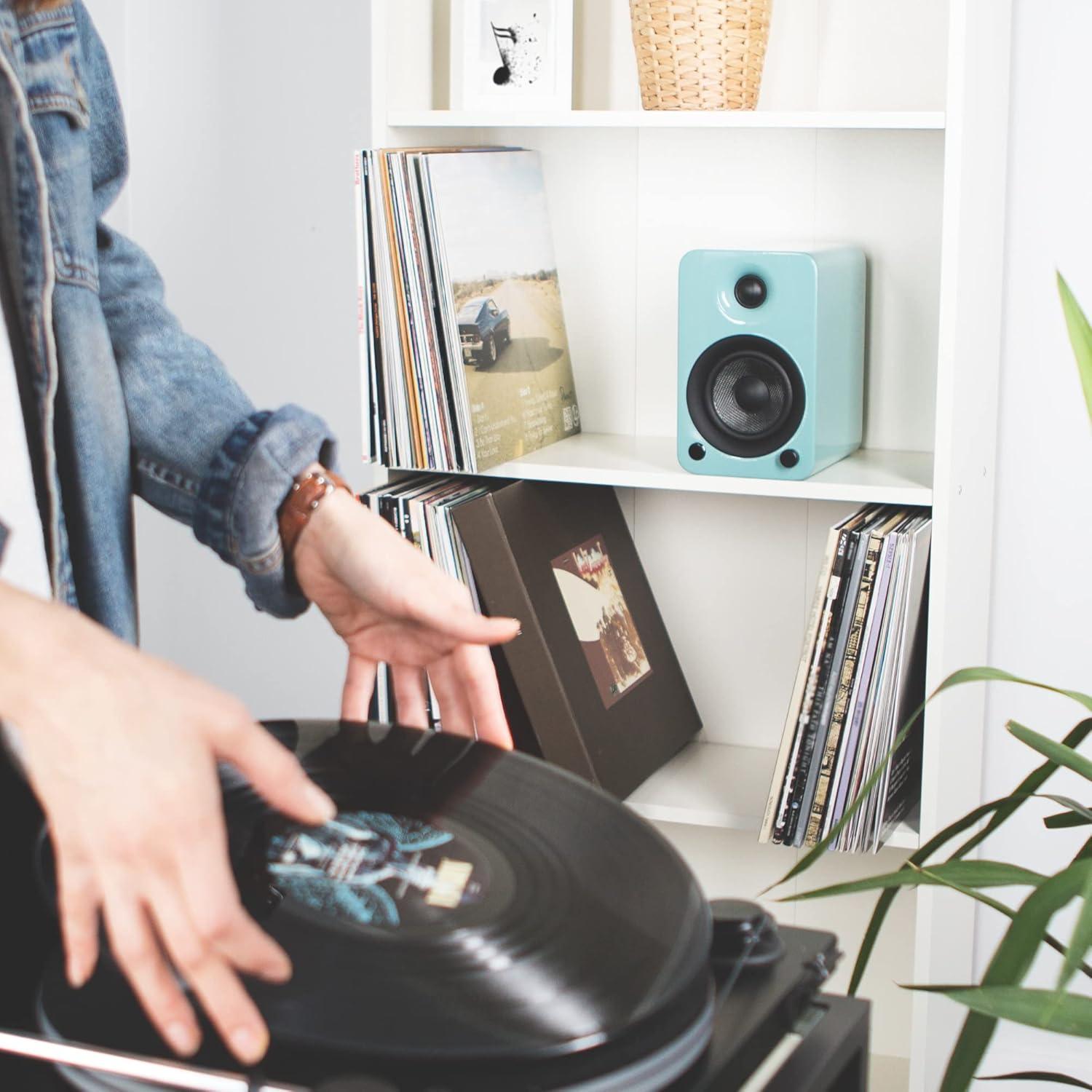 Altavoces Kanto YU4 Gris Mate Bluetooth 140W con Preamplificador