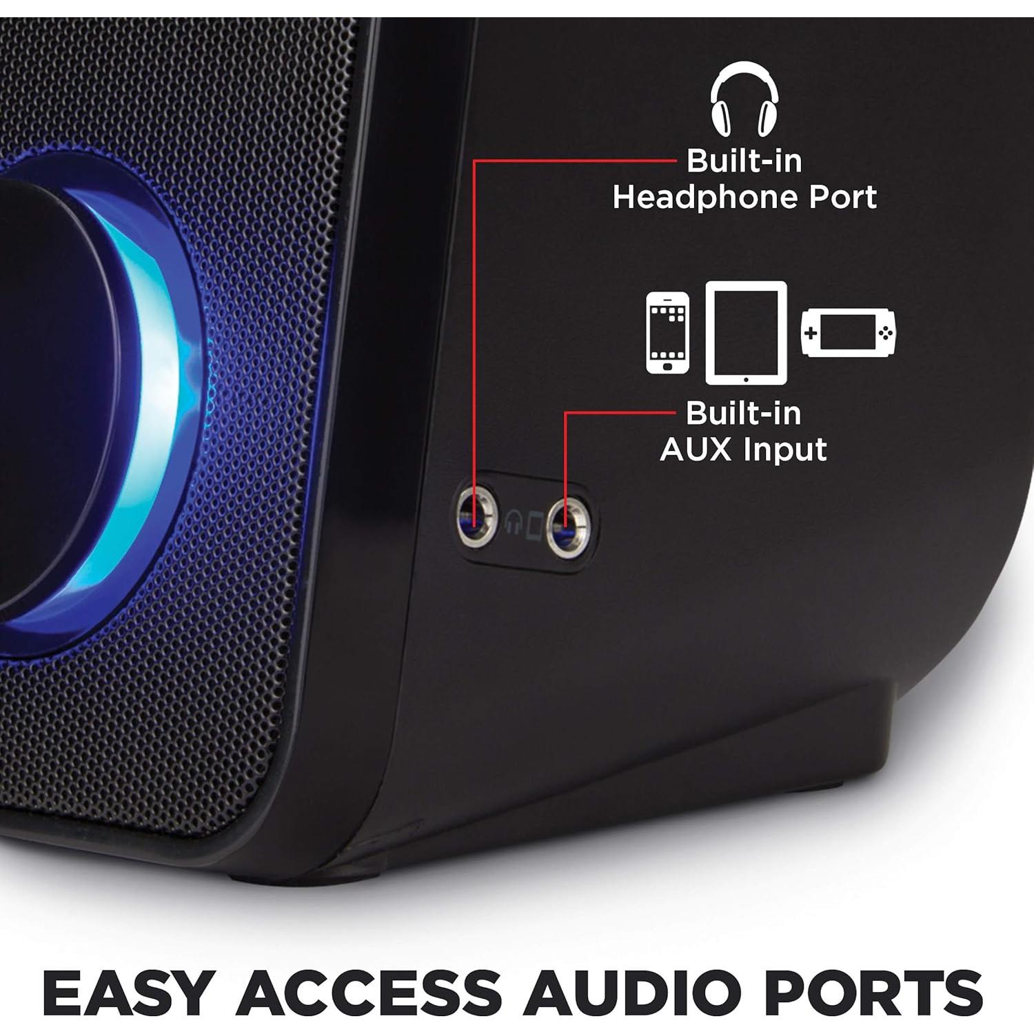 Altavoces GOgroove UB2 32W USB para PC - Audio Claro y Potente