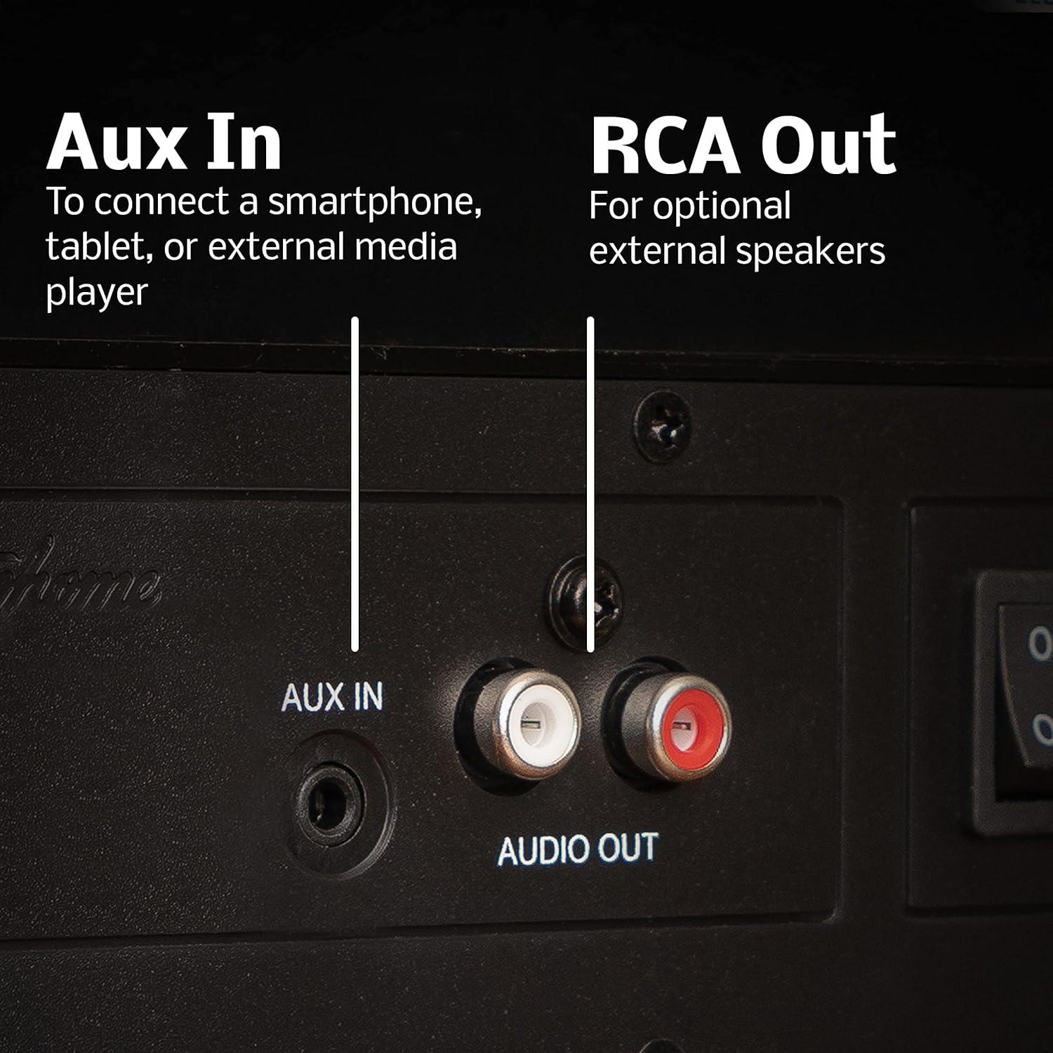 Sistema Estéreo 7-en-1 Electrohome RR75 Vintage Bluetooth