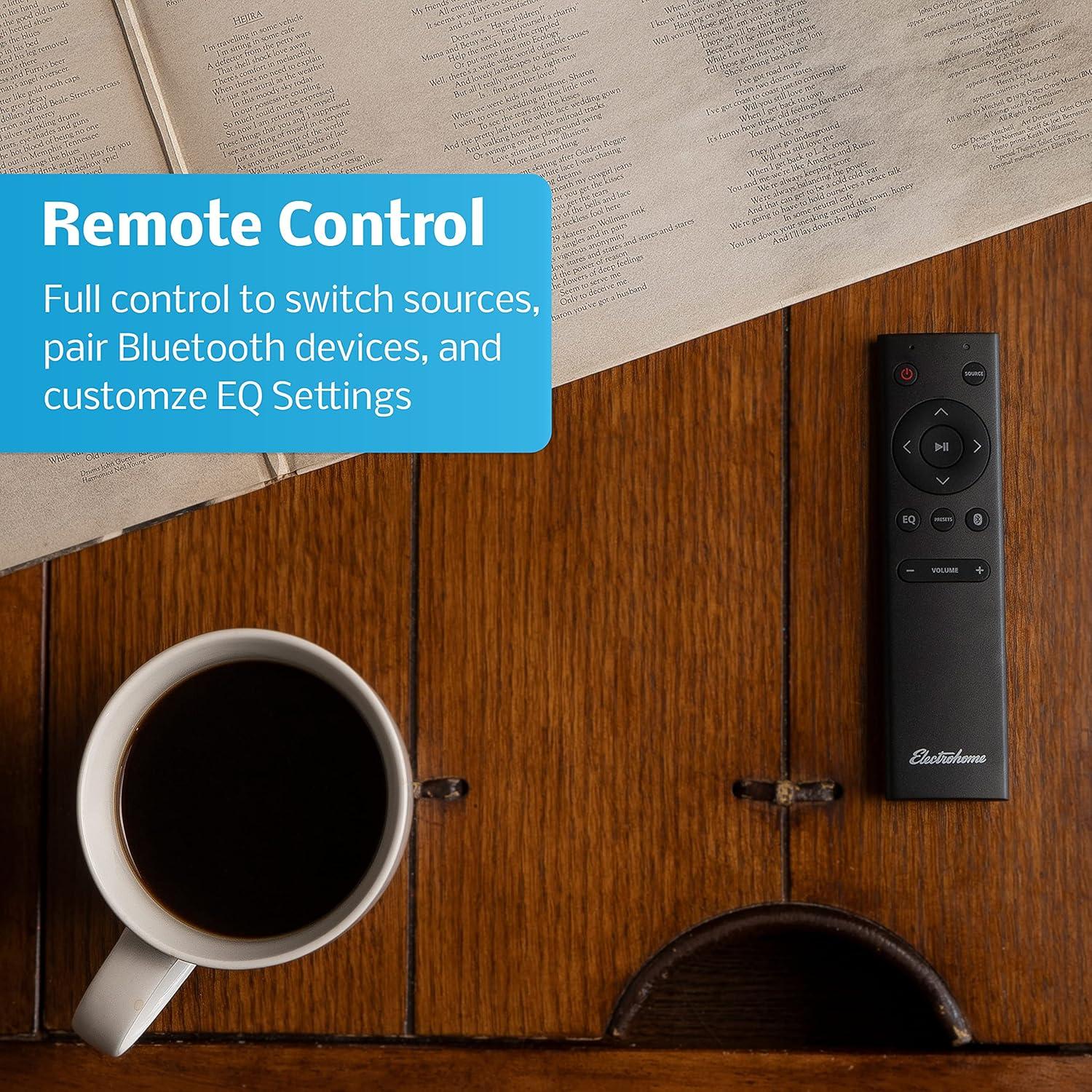 Sistema Estéreo 7-en-1 Electrohome RR75 Vintage Bluetooth