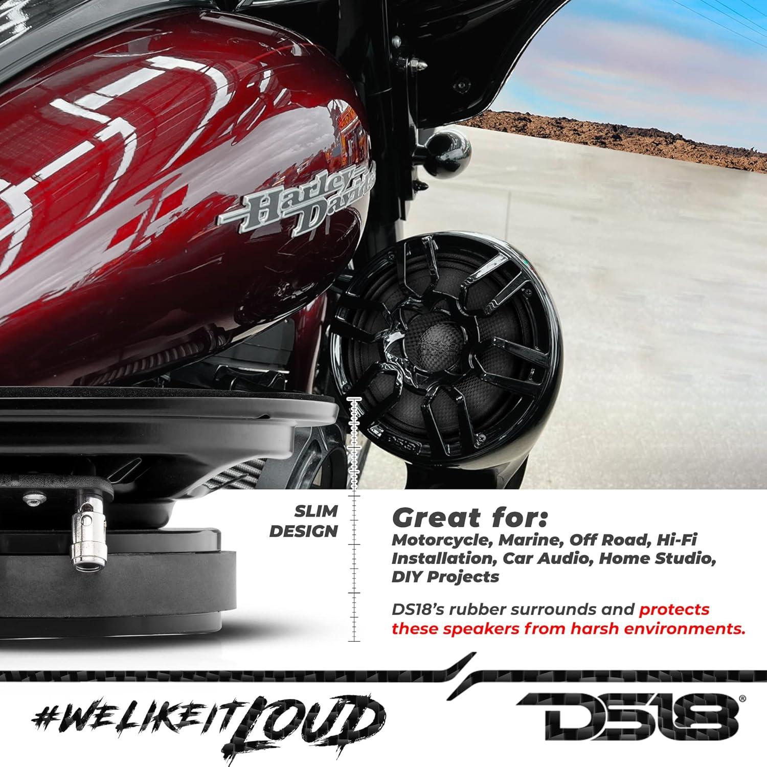 Altavoz DS18 PRO-CF6.4SL 6.5" Resistente al Agua 500W RMS