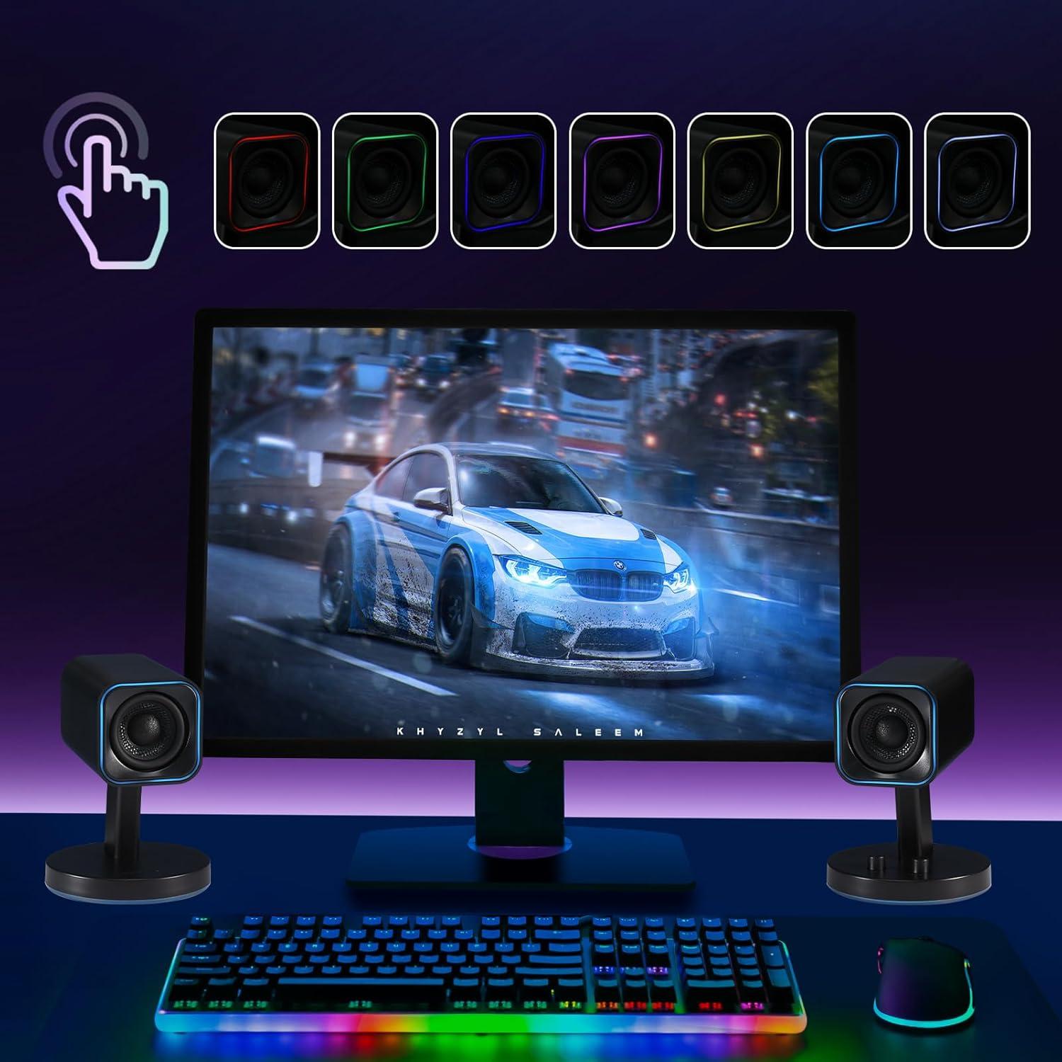 Altavoces de Juego Sanyun SW202 24W Bluetooth 5.2 RGB