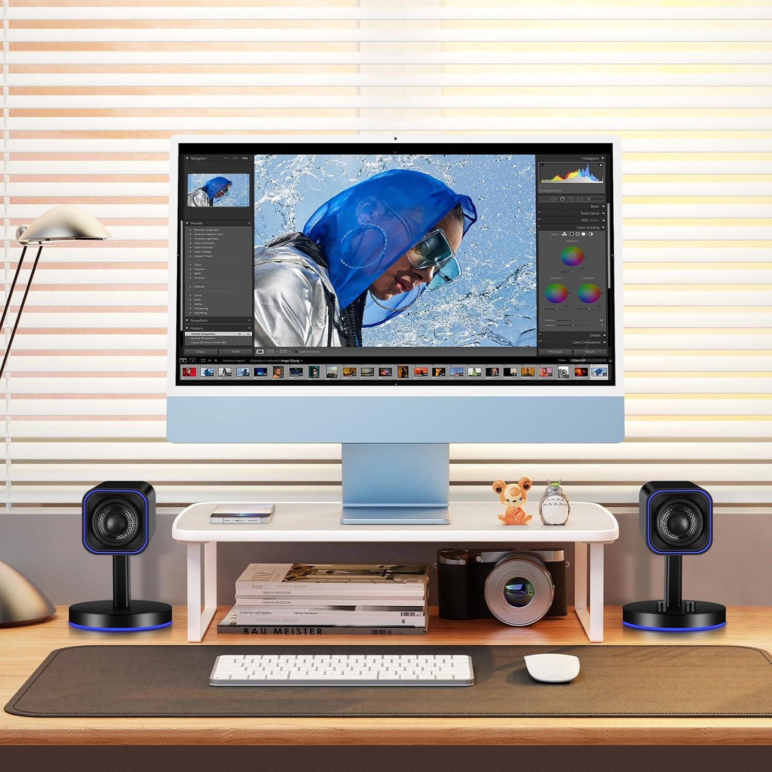 Altavoces de Juego Sanyun SW202 24W Bluetooth 5.2 RGB