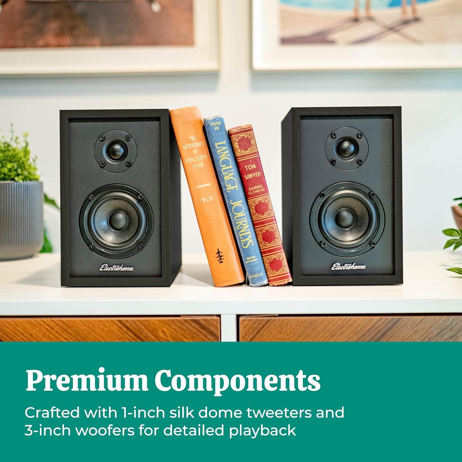 Altavoces de Estantería Electrohome EB20 con Bluetooth 5.0