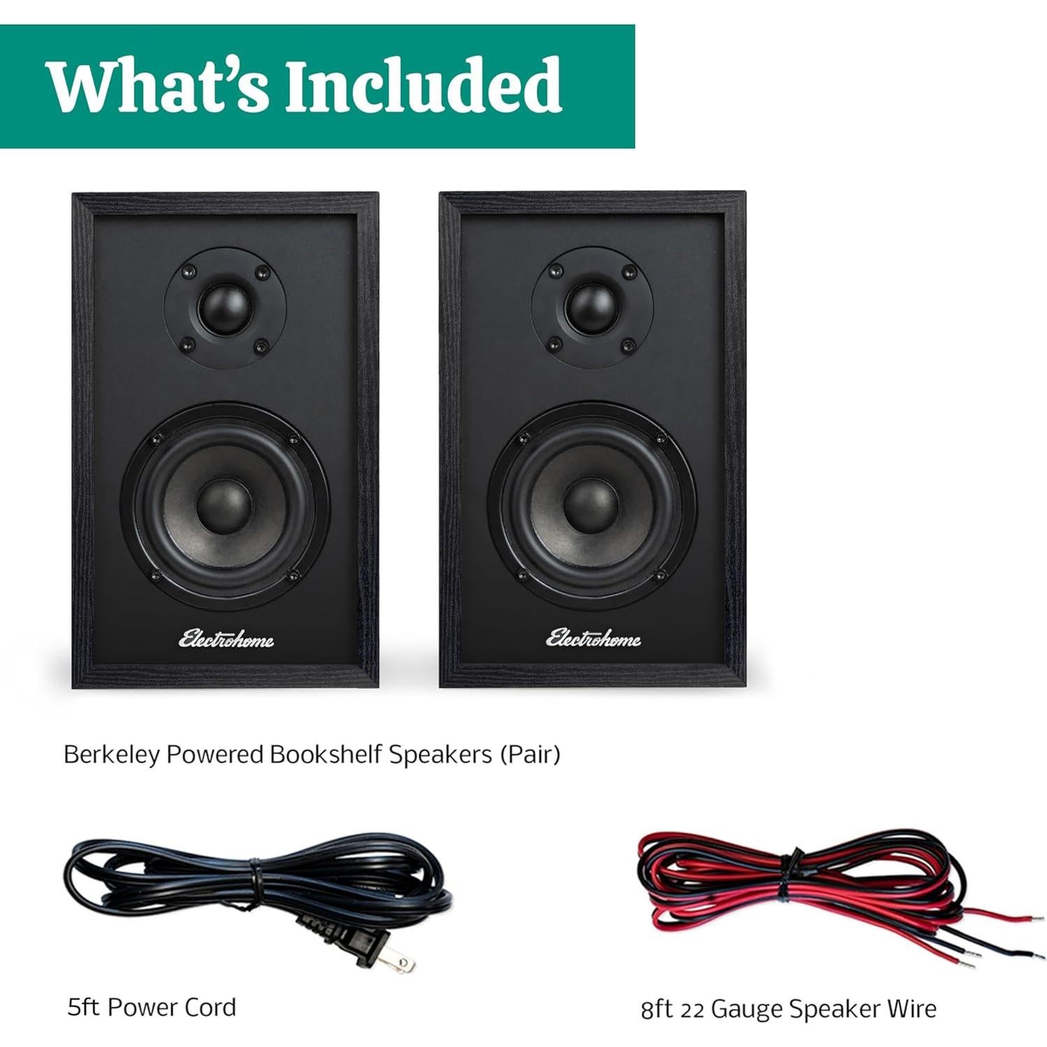 Altavoces de Estantería Electrohome EB20 con Bluetooth 5.0