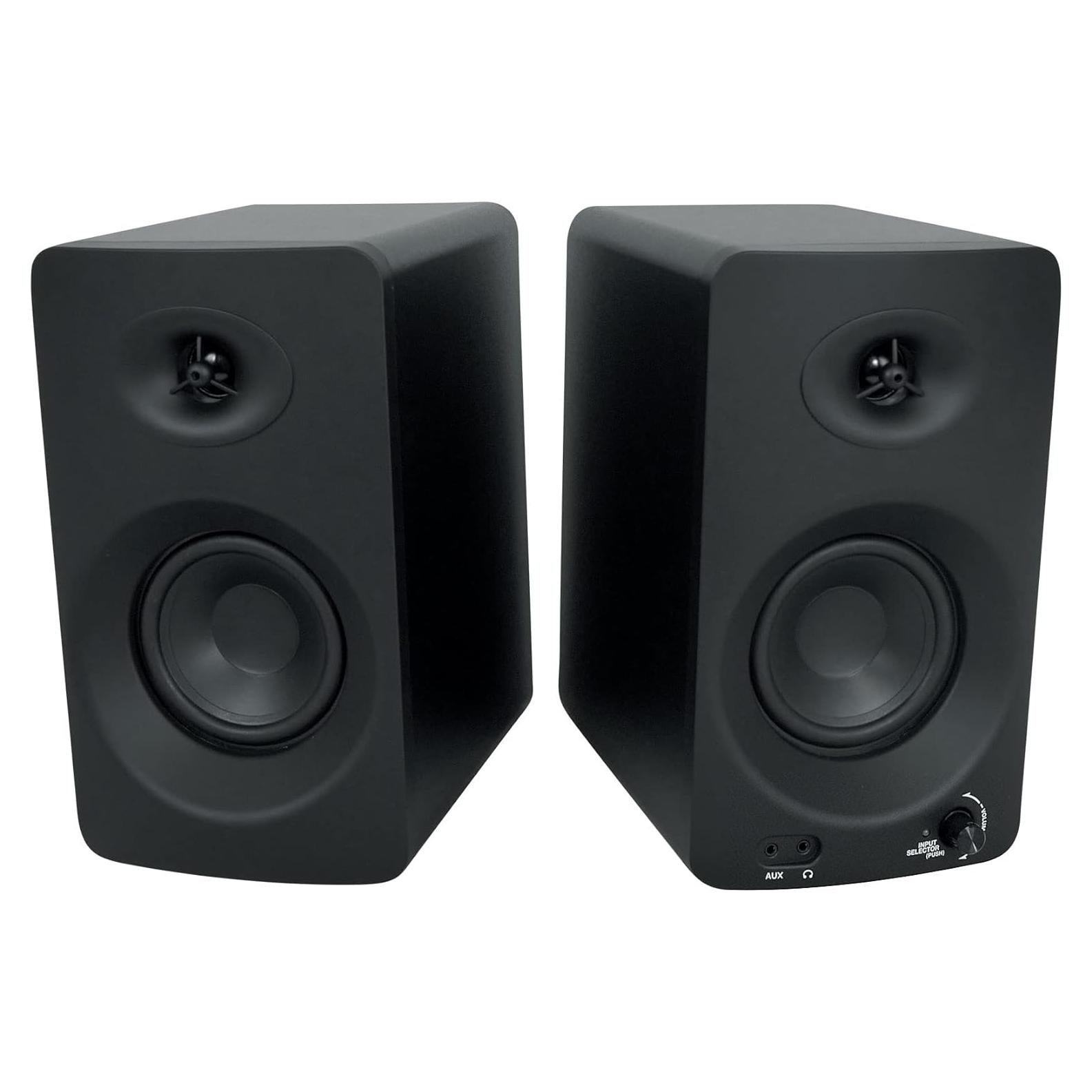 Monitores de Estudio Activos Rockville ASM4, 4", 200W, Bluetooth