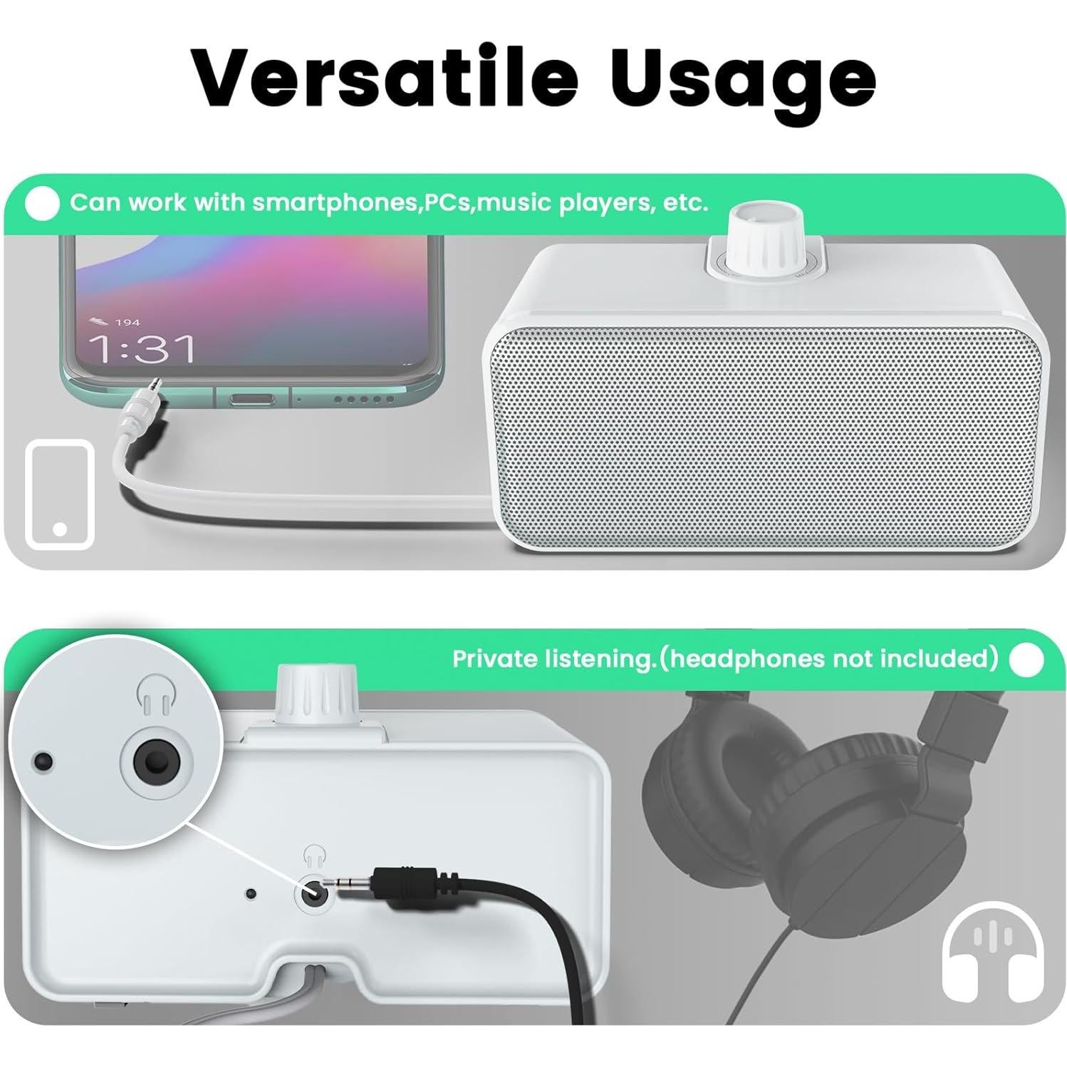 Altavoces Con Cable ANSTEN para TV 5M, Sonido Claro y Fácil Uso