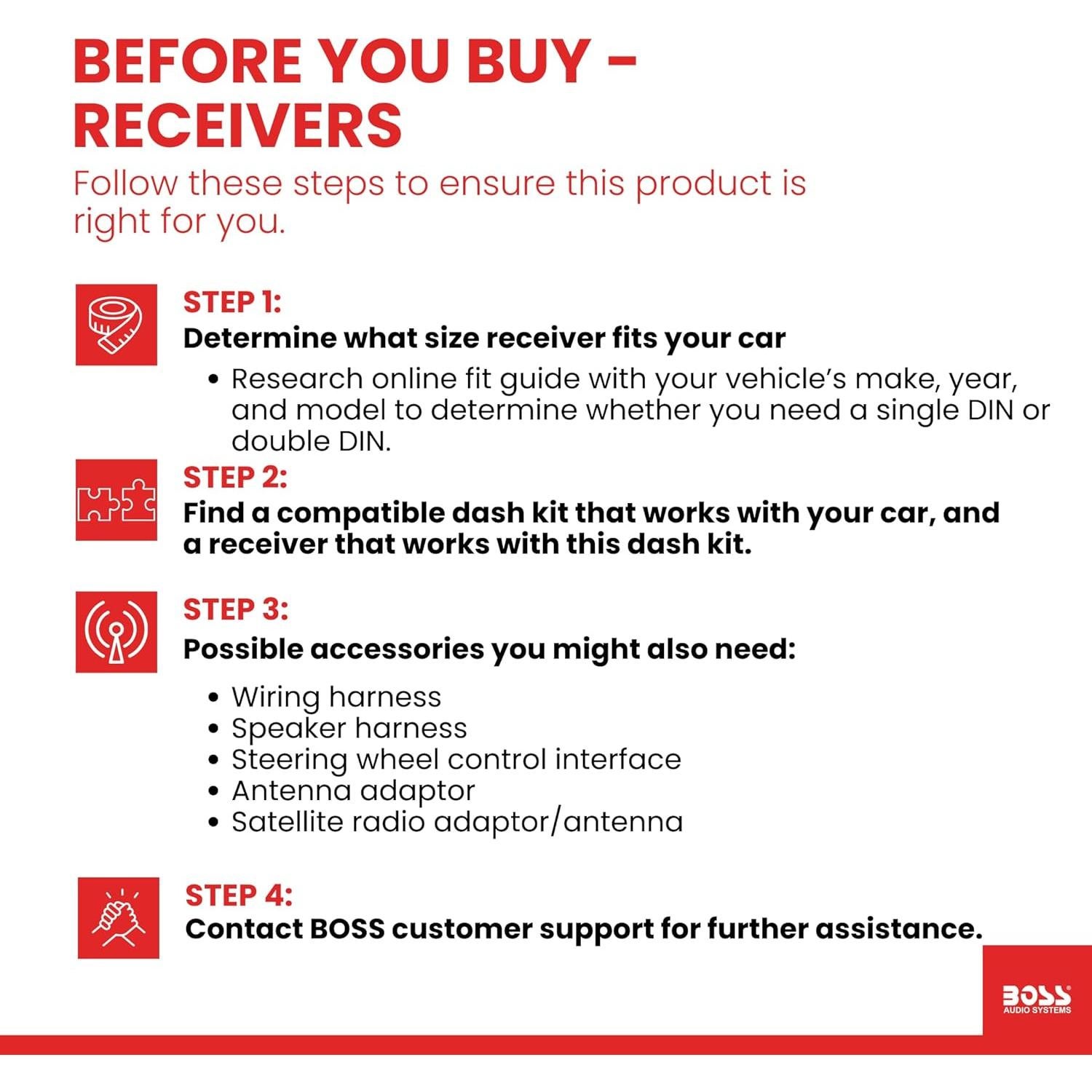 Estéreo de Coche BOSS BV9968MB - Pantalla Táctil 17.78 cm, Bluetooth