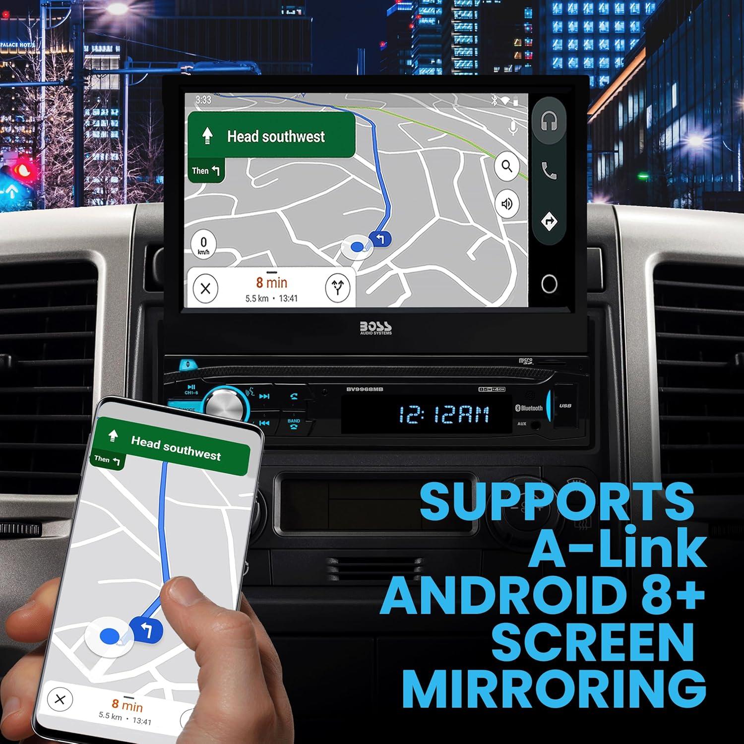 Estéreo de Coche BOSS BV9968MB - Pantalla Táctil 17.78 cm, Bluetooth